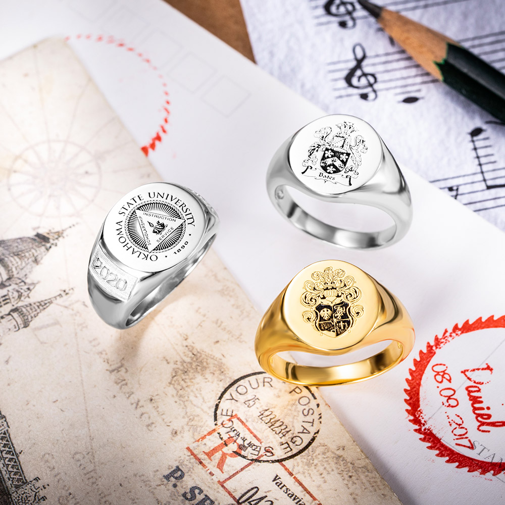 Anillos de sello personalizados