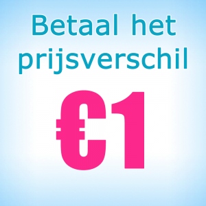 Betaal alleen voor het prijsverschil