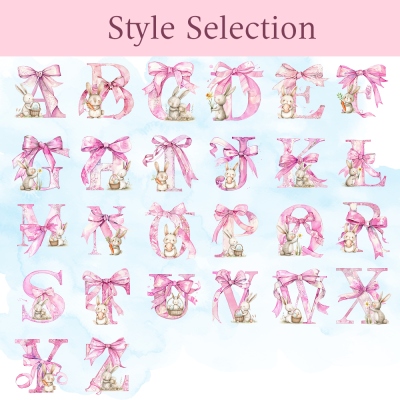 Bambola giocattolo coniglietto con fiocco rosa personalizzato con nome, morbido peluche coniglio peluche ricordo, decorazione pasquale, regalo di compleanno/Pasqua per bambini/ragazze