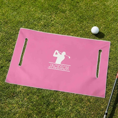 Personligt namnprydt, andningsbart golfbilssätesöverdrag, golfbilstillbehör, födelsedags-/årsdagspresent för golfälskare/spelare/tränare