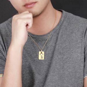 Bracciale e collana chiave personalizzati per coppia in oro