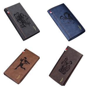 Portafoglio in pelle con nome personalizzato e foto